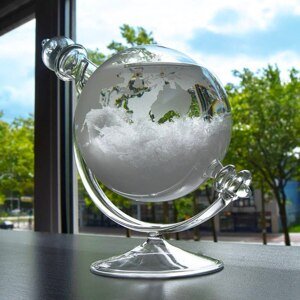 Barometer Storm Glass - glóbus (mierne poškodená krabica)